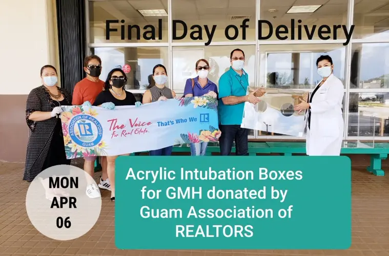 Guam Association of Realtors gives intubation gear to GMH