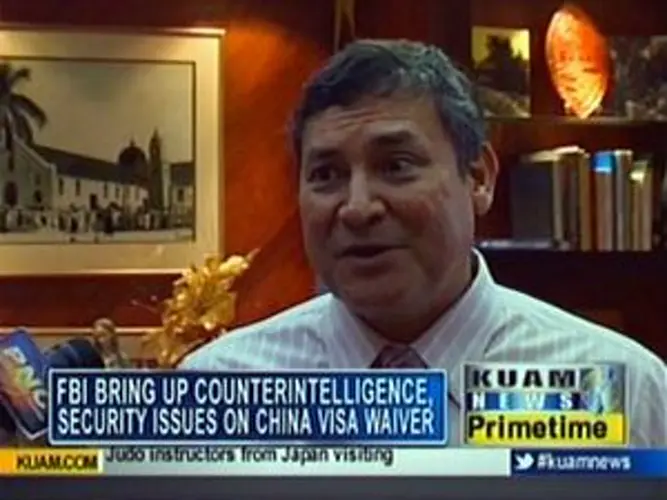 Calvo meets with FBI about China visa waiver