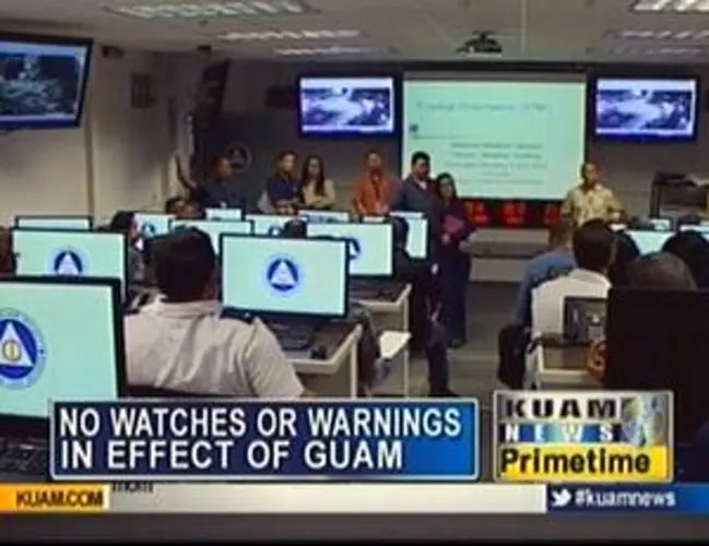 No weather watches or warnings for Guam