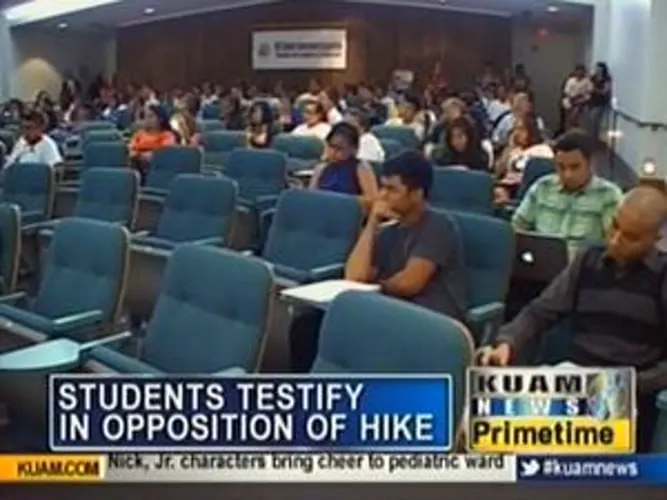 UOG students oppose increase in tuition 