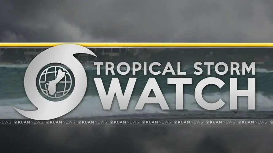 Tropical Storm Watch issued for Guam