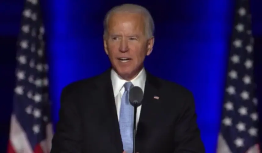Biden/Harris declare victory from Delaware