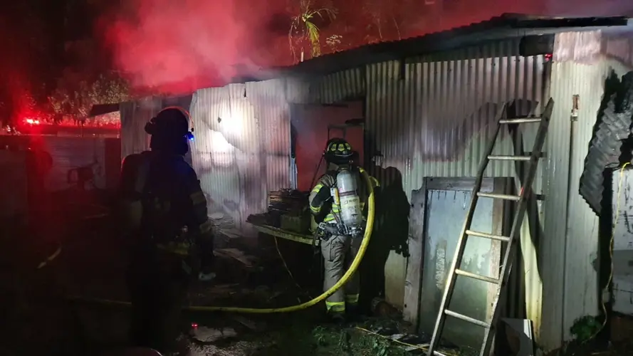 Fire destroys structure that was home to 14