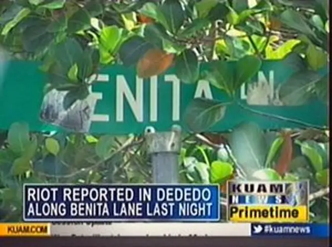 Nighttime riot reported in Dededo