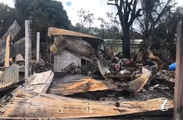 Family of seven in Dededo loses home to fire