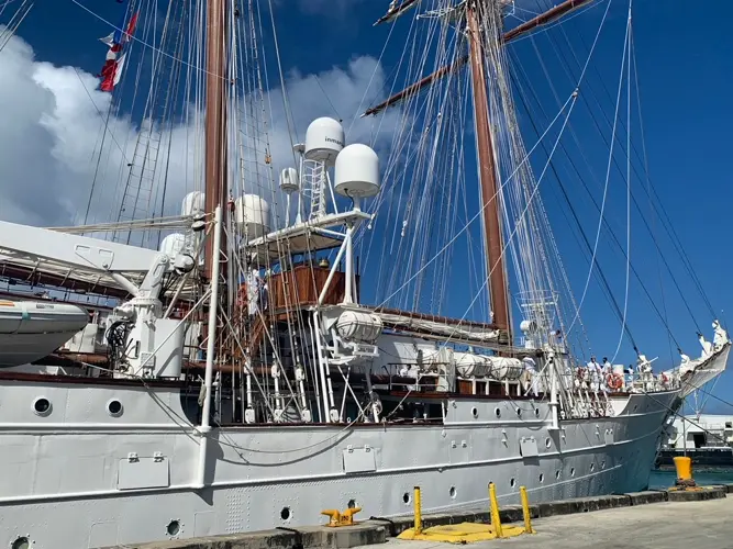 Vessel retraces first circumnavigated course around the world