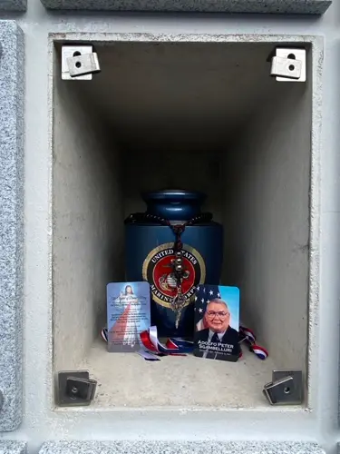 Marines, GPD hold memorial ceremony at Veterans Cemetery for Adolf Sgambelluri