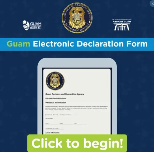 Info site launches for Guam Electronic Declaration Form