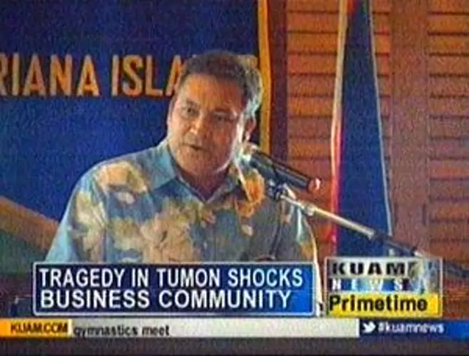 Calvo speaks to Rotary Club about Tumon tragedy