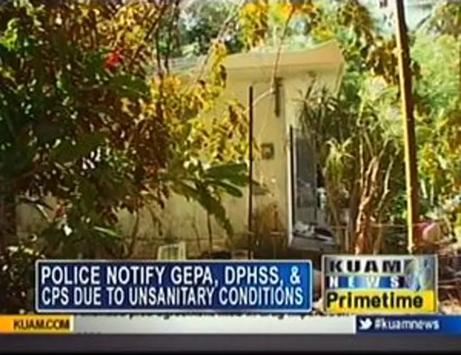 Police discover unsanitary living conditions at Agat home