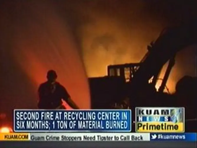 GFD, EPA investigate recycling company fire