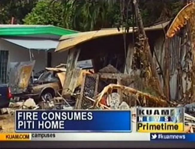 Piti family left homeless after weekend fire