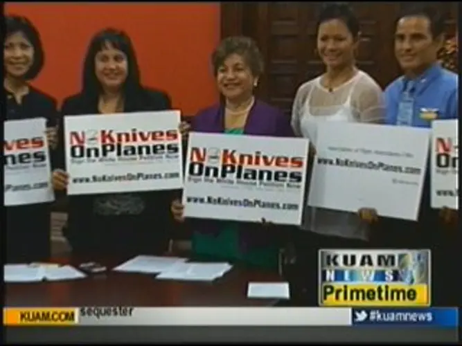 Flight attendants meet with senators about knives on planes