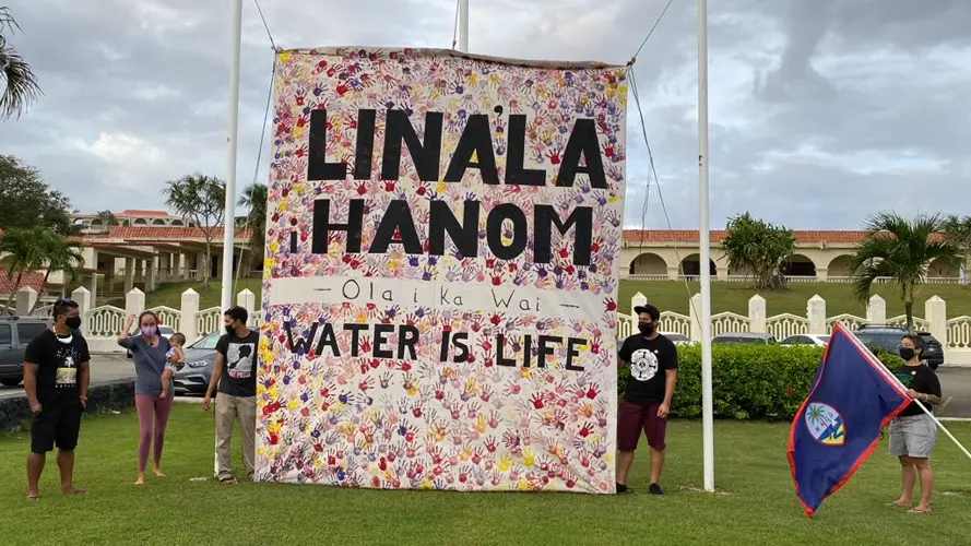 Protesters show support for those affected by Red Hill military water contamination
