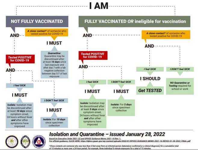 More changes made to quarantine flow chart