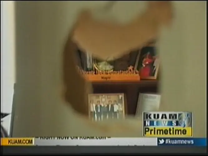 Piti mayor's office vandalized