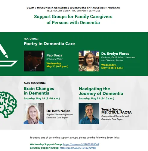 Online dementia care series for caregivers continues through May