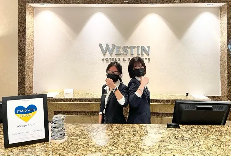 Westin Guam's 'Stand with Ukraine' wristbands aide those affected by conflict