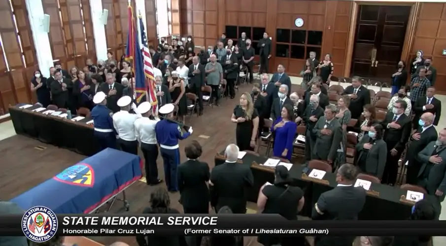 Former Sen. Pilar Lujan honored at state funeral