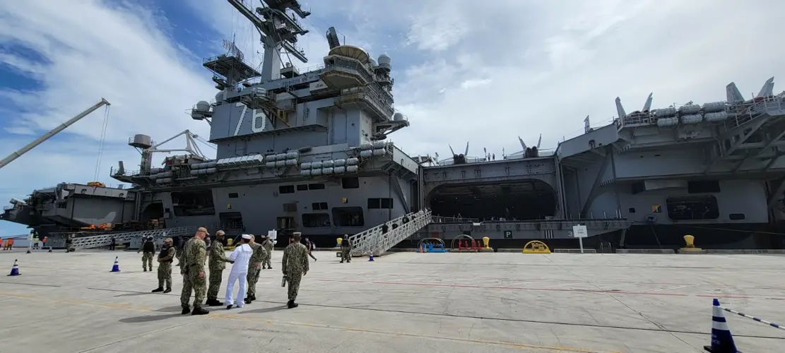 USS Ronald Reagan makes Guam port call