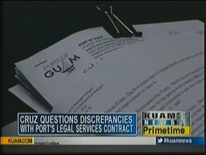 Cruz questions discrepancies with Port contract