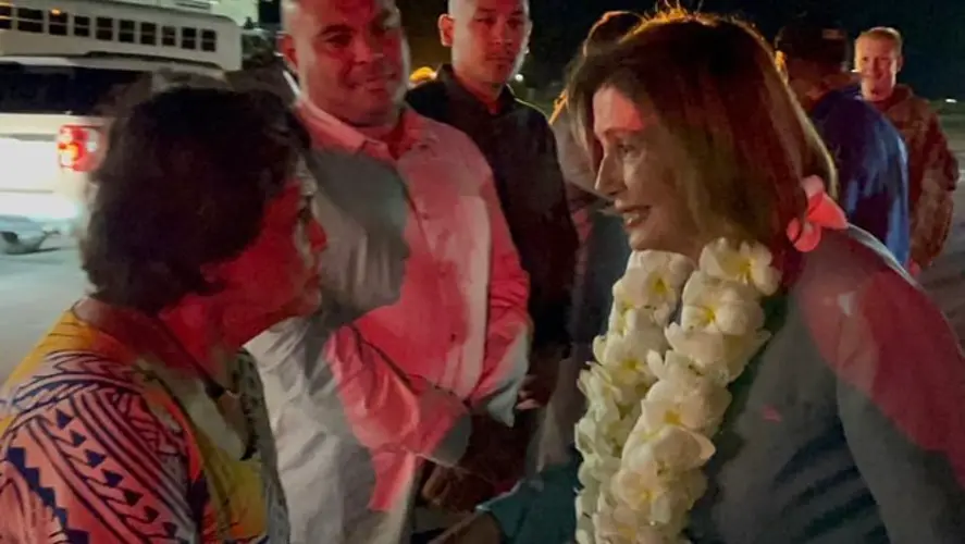 Speaker Pelosi leads congressional delegation through Guam