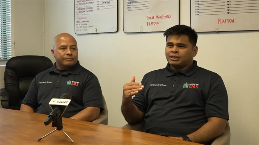Guam paramedics complete mainland training