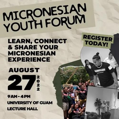 Connect and share at Saturday's Micronesian Youth Forum