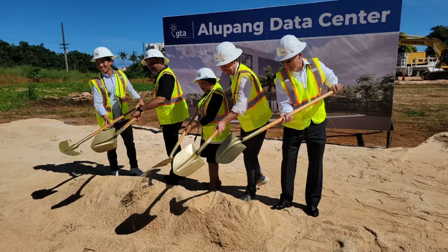 GTA breaks ground for its Alupang Data Center