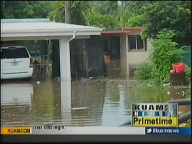 Flash floods displace Yigo residents