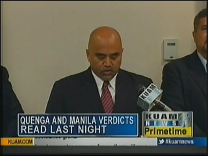 Quenga and Manila verdicts read in Blue House Trial last night