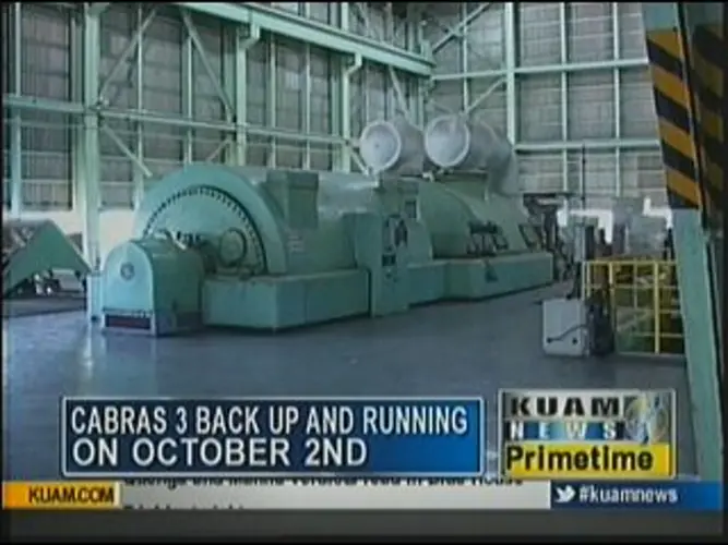 Cabras 3 repairs completed