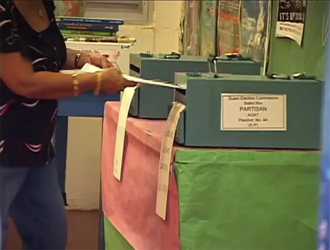 Uniformed officers on duty throughout election night