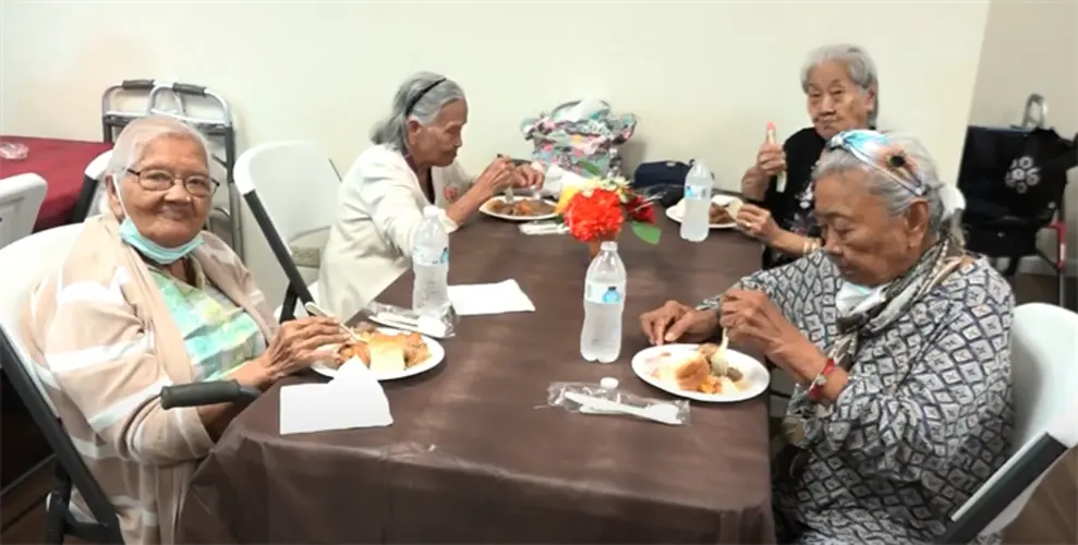 Adult Day Care celebrates first Thanksgiving together since the pandemic