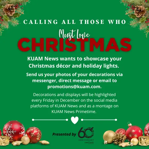 Let KUAM showcase your holiday lights display!