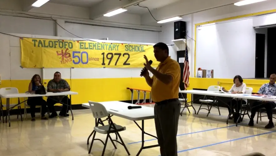 Most Talo'fo'fo' residents at public hearing not in favor of school name change