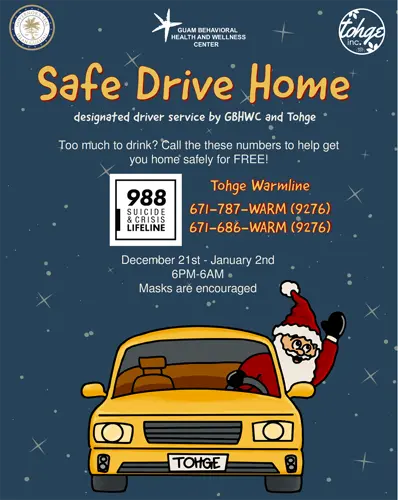 Celebrated too much? Call for a 'Safe Drive Home'