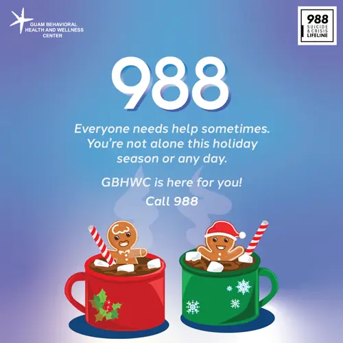 Holidays got you down? Call 988