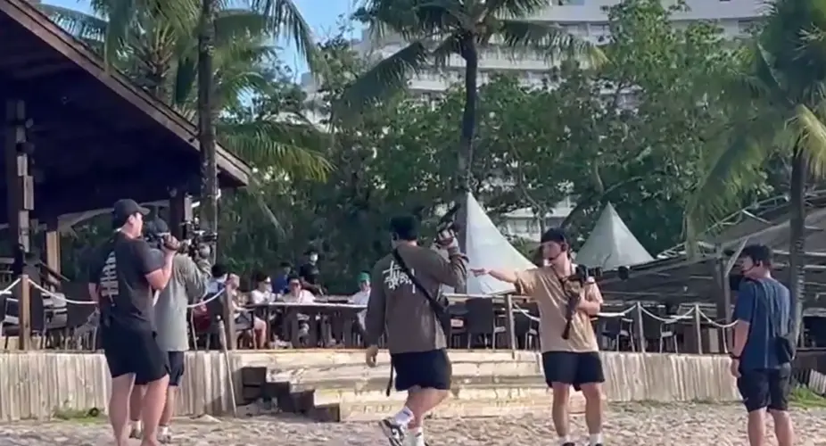 Korean TV shot 'Dolsing Fourmen' episode on Guam
