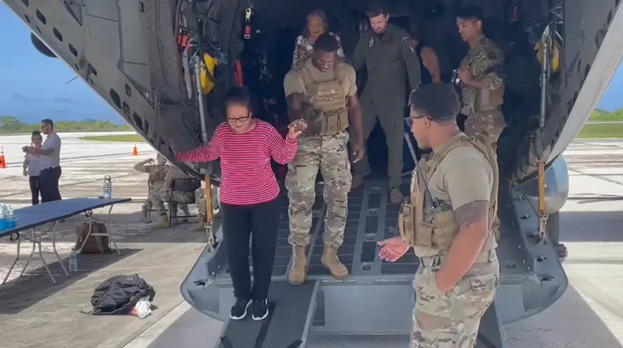 Rota kids, manamko' tour Cope North aircraft during training