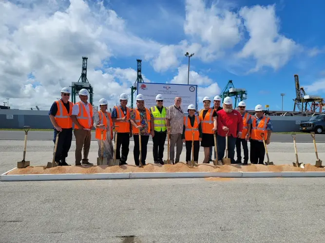 Port breaks ground for waterline replacement project