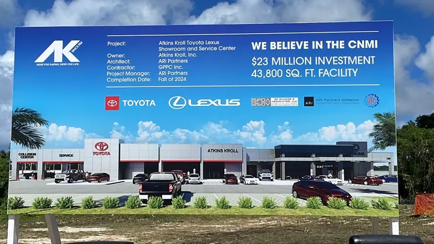 AK breaks ground for Saipan showroom and service center