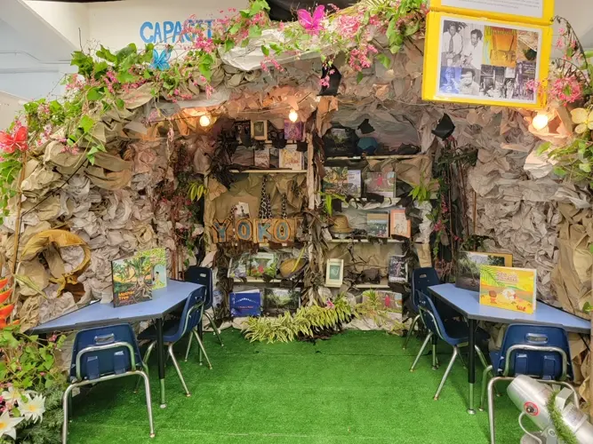 Talo'fo'fo' village bookshelf tells a story of culture and history
