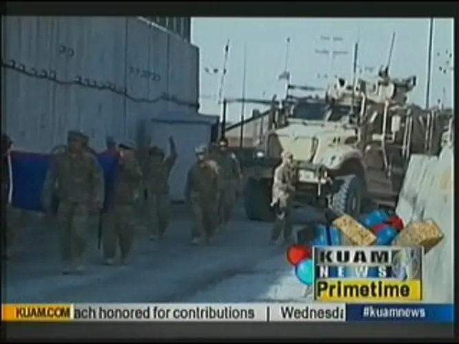 324 Guam soldiers touch down at Camp Shelby over weekend