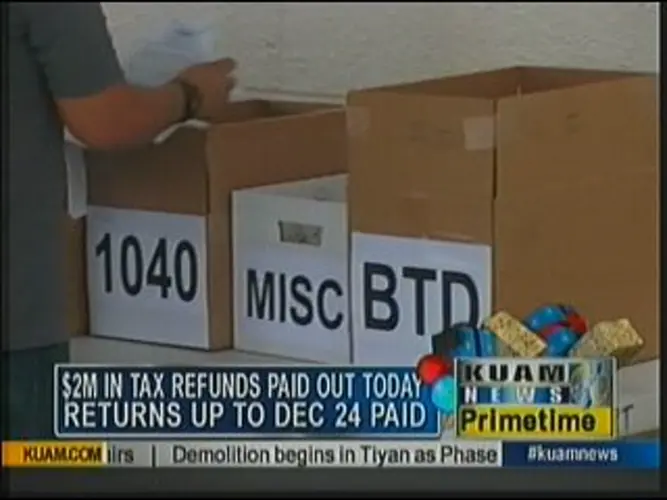 $2M in tax refunds paid out today