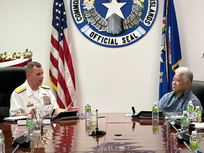 Joint Region Marianas meets with CNMI Governor amid increased training