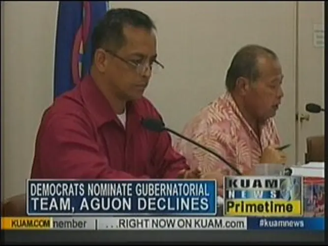 Aguon turns down nomination to run with Gutierrez