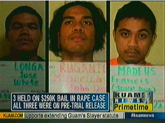 Three men being held for rape were already on pre-trial release
