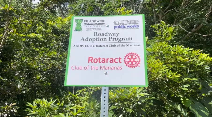 Rotaract Club, Island Girl Power Saturday unveil adopted roadway in Dededo