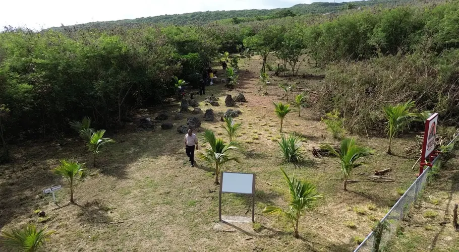 CNMI Corrections Community Program maintains Kagman latte site